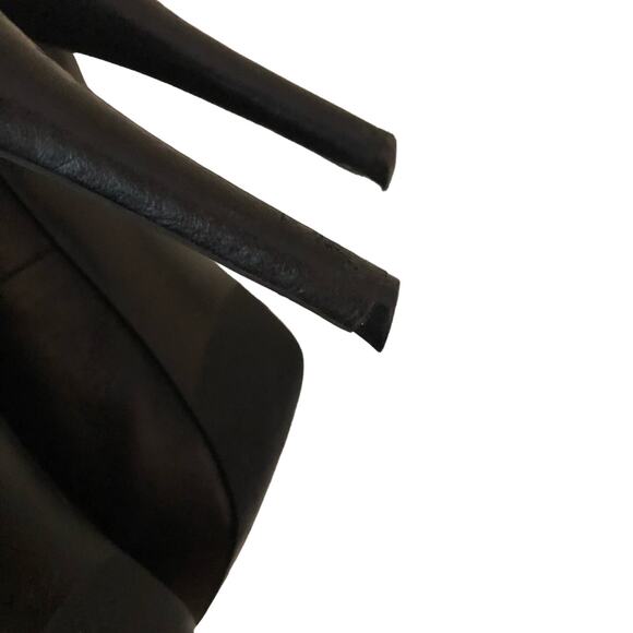 Zara Black Peep Toe Pumps Size EUR 39 / US 9 - Picture 7 of 8